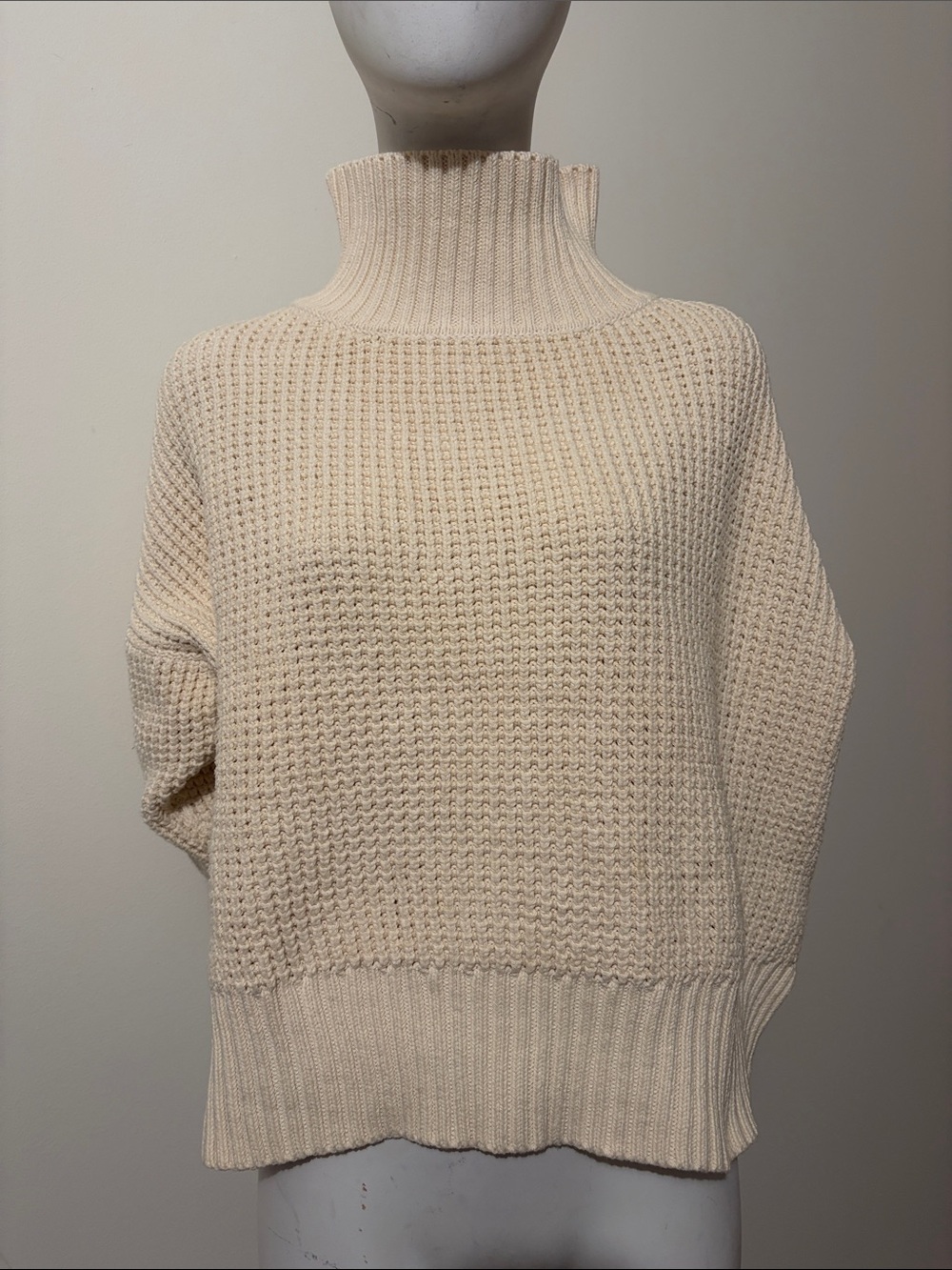 Rachel Comey 100% Prima Cotton Mock Neck Sweater Size S
